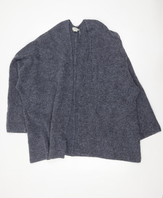 Fat Face Women’s Grey Chunky Knit Open Cardigan Size L