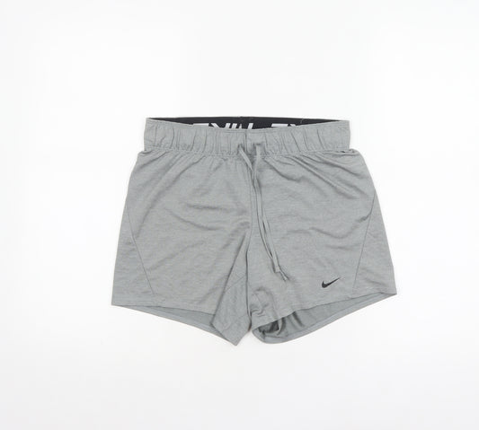 Nike Women's Grey XS Dri-FIT Athletic Running Shorts