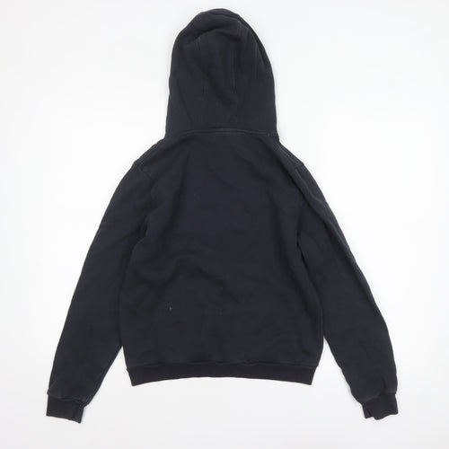 Pyrenex Boys Black 14 Years Pullover Hoodie 100% Cotton Graphic Print