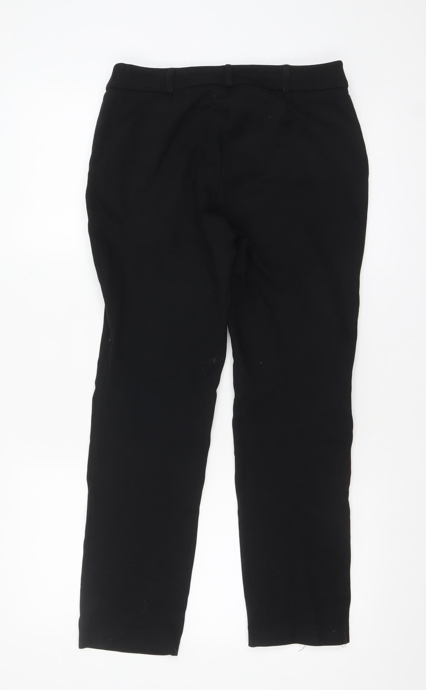 Nutmeg Women's Black Slim Fit Stretch Trousers Size 10