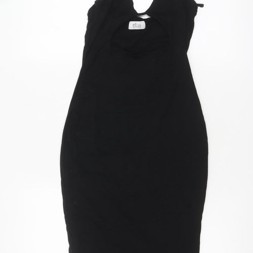 Oh Polly Women’s Black Halter Bodycon Dress Size 10