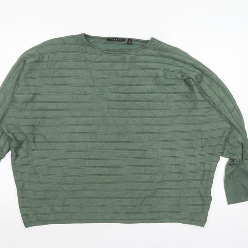Cyrus Women Green 18 Plus Pullover Knit Jumper