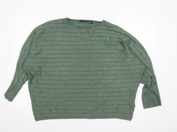 Cyrus Women Green 18 Plus Pullover Knit Jumper