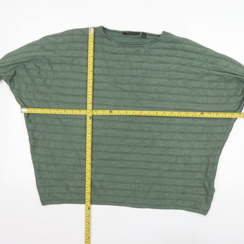 Cyrus Women Green 18 Plus Pullover Knit Jumper