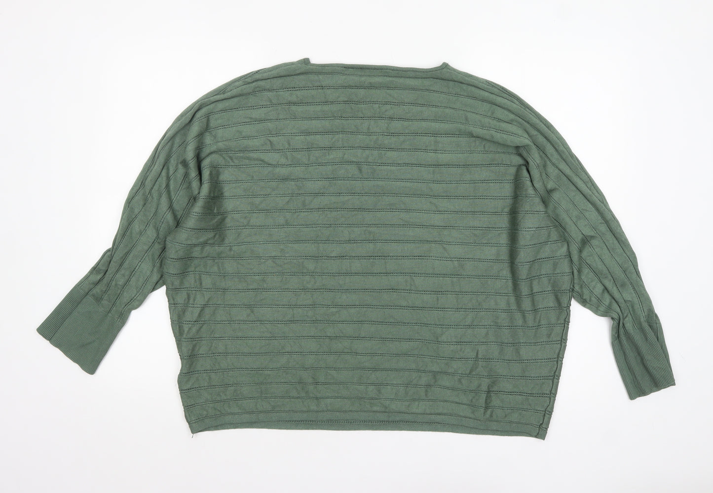 Cyrus Women Green 18 Plus Pullover Knit Jumper