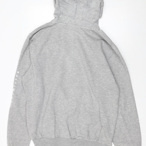 New Era Men’s Grey XL Full Zip Baltimore Ravens Hoodie