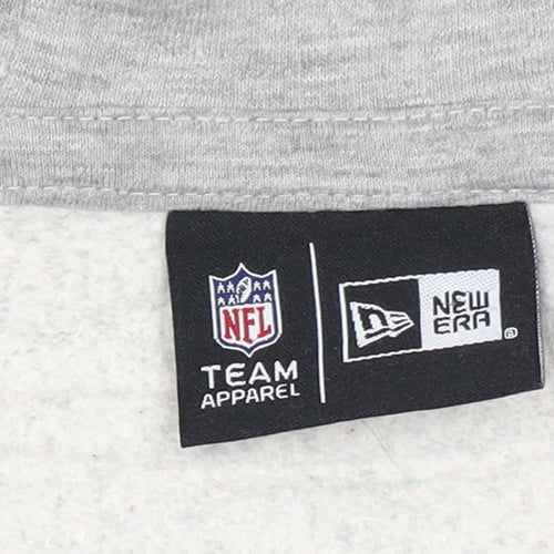 New Era Men’s Grey XL Full Zip Baltimore Ravens Hoodie