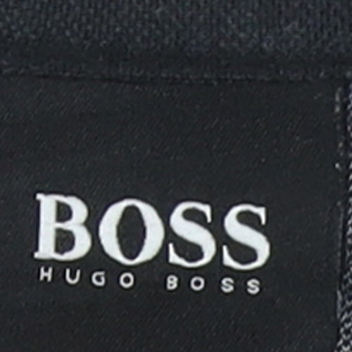Hugo Boss Men's Grey & Black Logo Sweatshirt M Regular Fit