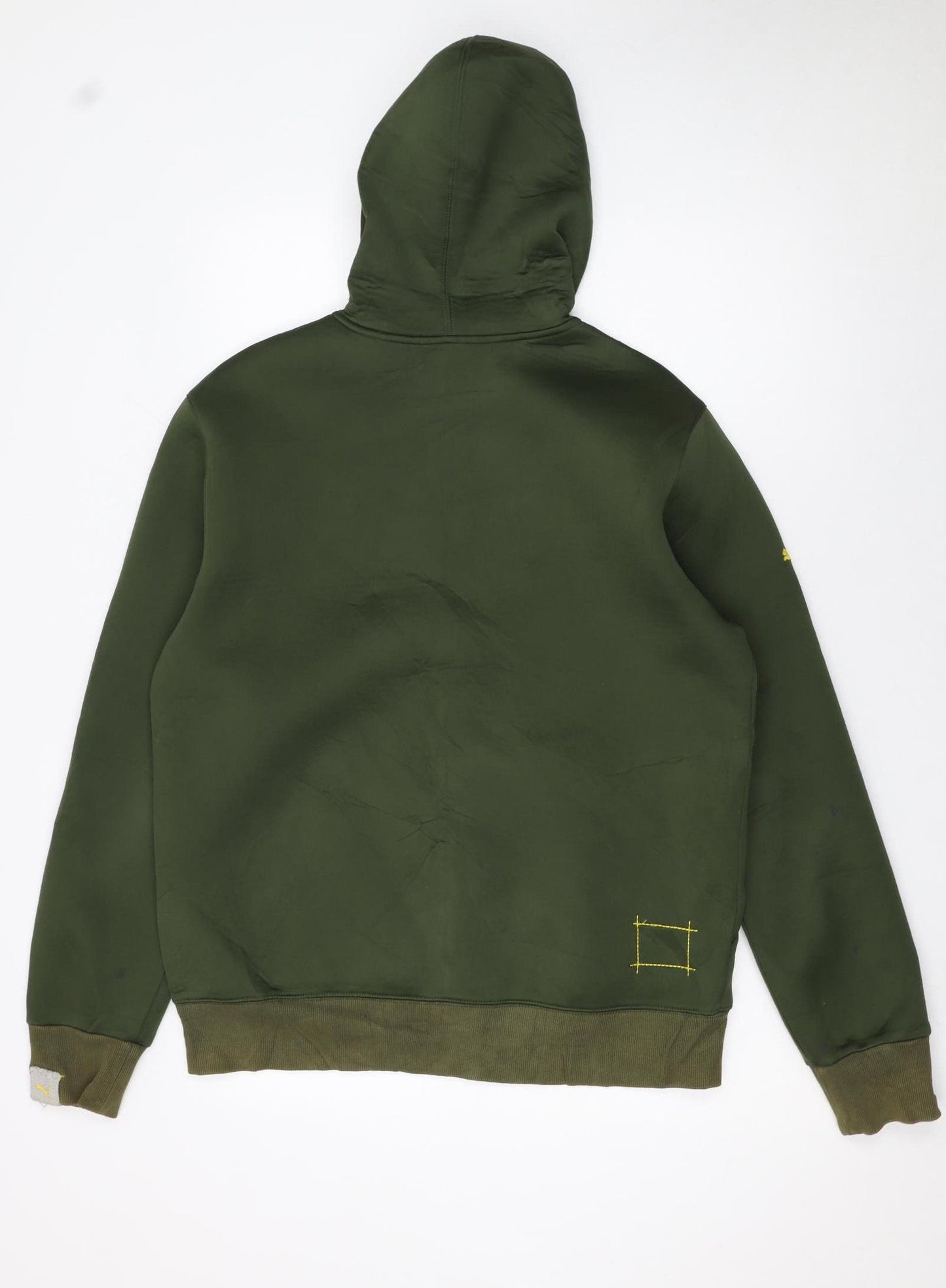 Puma Men’s Green Full Zip Hoodie Size M Regular Fit