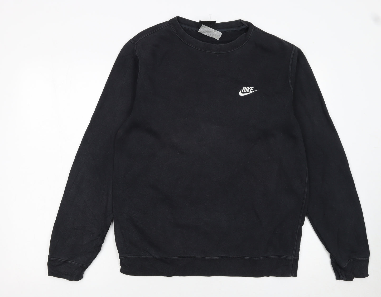 Nike Men's Black Fleece Pullover Sweatshirt M Regular Fit