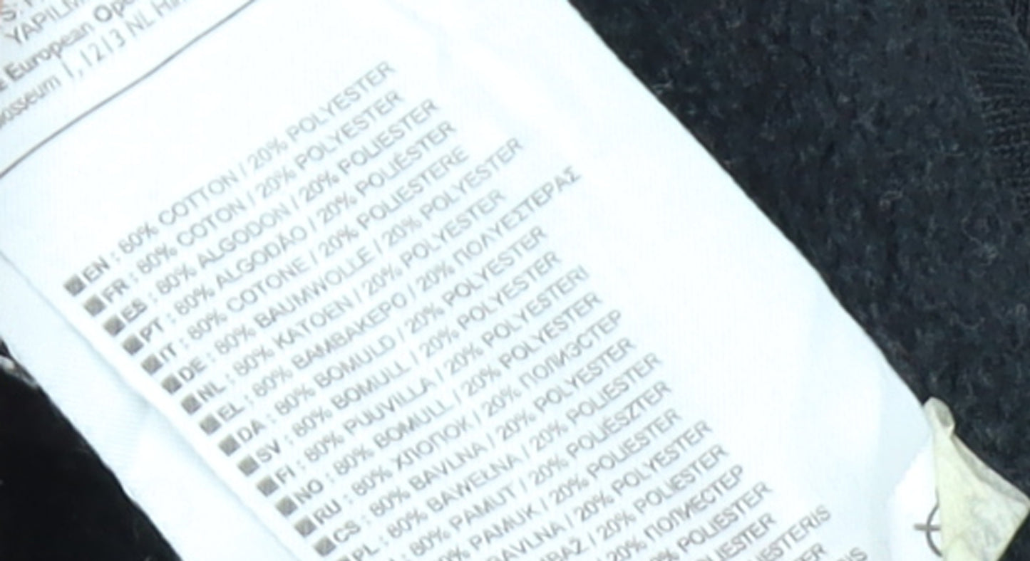 Nike Men's Black Fleece Pullover Sweatshirt M Regular Fit