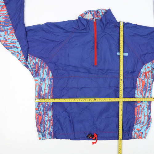 Decathlon Unisex Kids Blue M Windbreaker Lightweight Activewear Jacket