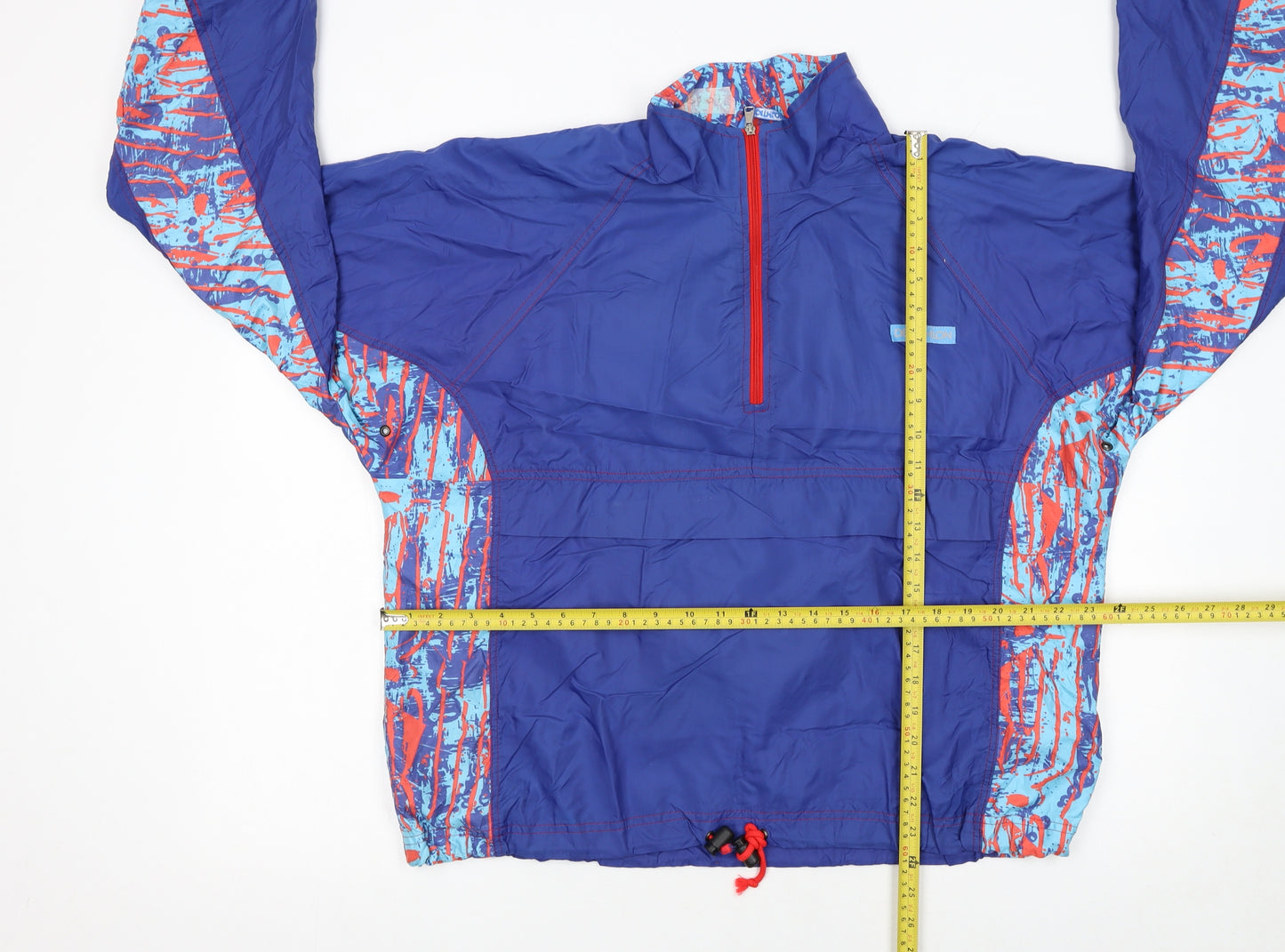Decathlon Unisex Kids Blue M Windbreaker Lightweight Activewear Jacket