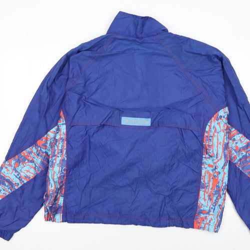 Decathlon Unisex Kids Blue M Windbreaker Lightweight Activewear Jacket