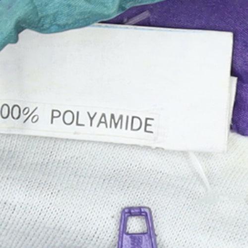 Challenge Women's Multicoloured 90s Polyamide Track Jacket Size 8