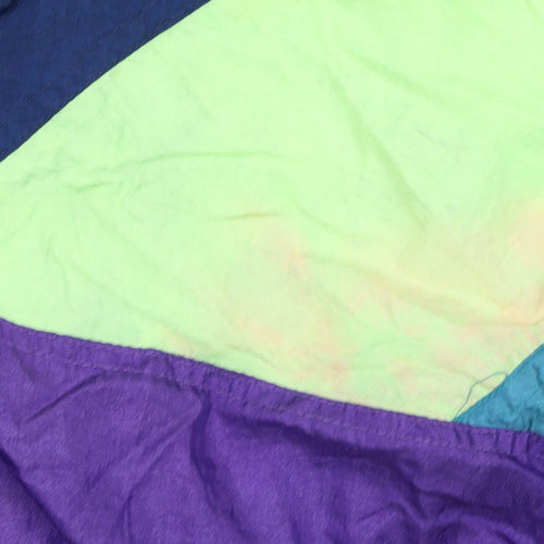 Challenge Women's Multicoloured 90s Polyamide Track Jacket Size 8