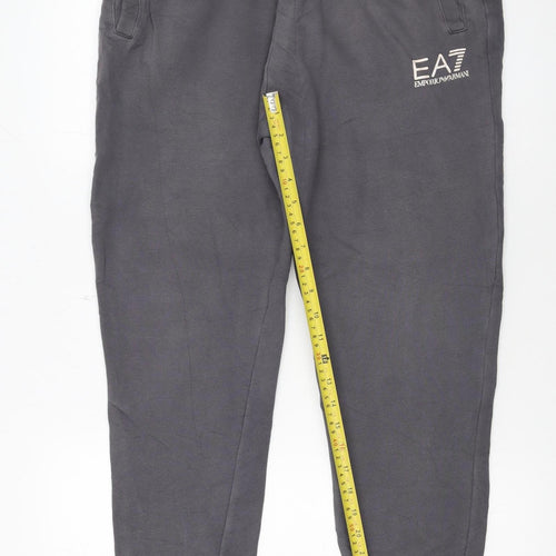 Emporio Armani EA7 Men's Grey Jogger Trousers M Regular Fit