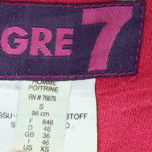 Degre 7 Women's Pink Purple Anorak Ski Jacket Size 10 Hooded Retro
