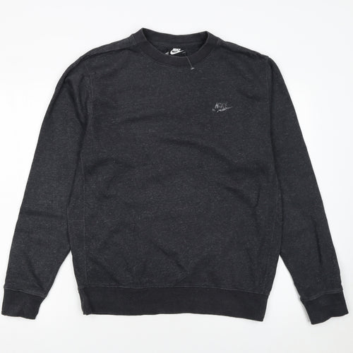 Nike Women’s Black Small Pullover Sweatshirt Crew Neck Casual