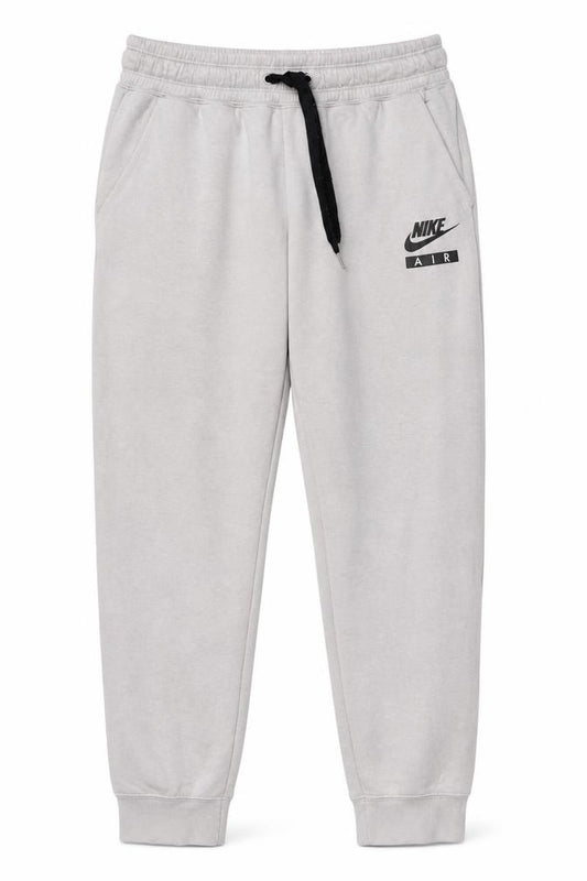 Front view of Nike Men's Grey Air Jogger Sweatpants M Regular Fit