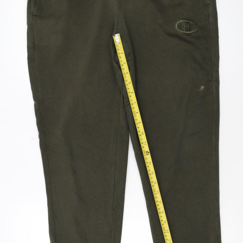 Champion Men's Green Jogger Sweatpants M Regular Fit