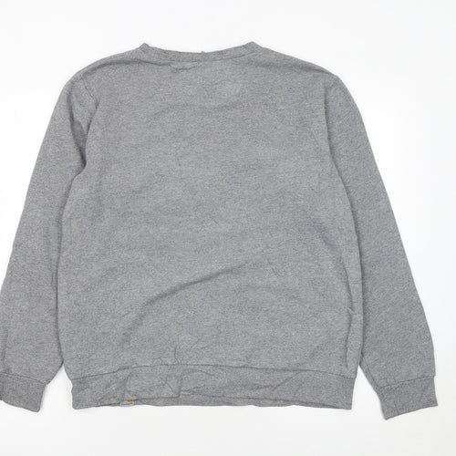 Carhartt Men’s Grey Fair Isle Crew Neck Sweatshirt Size M