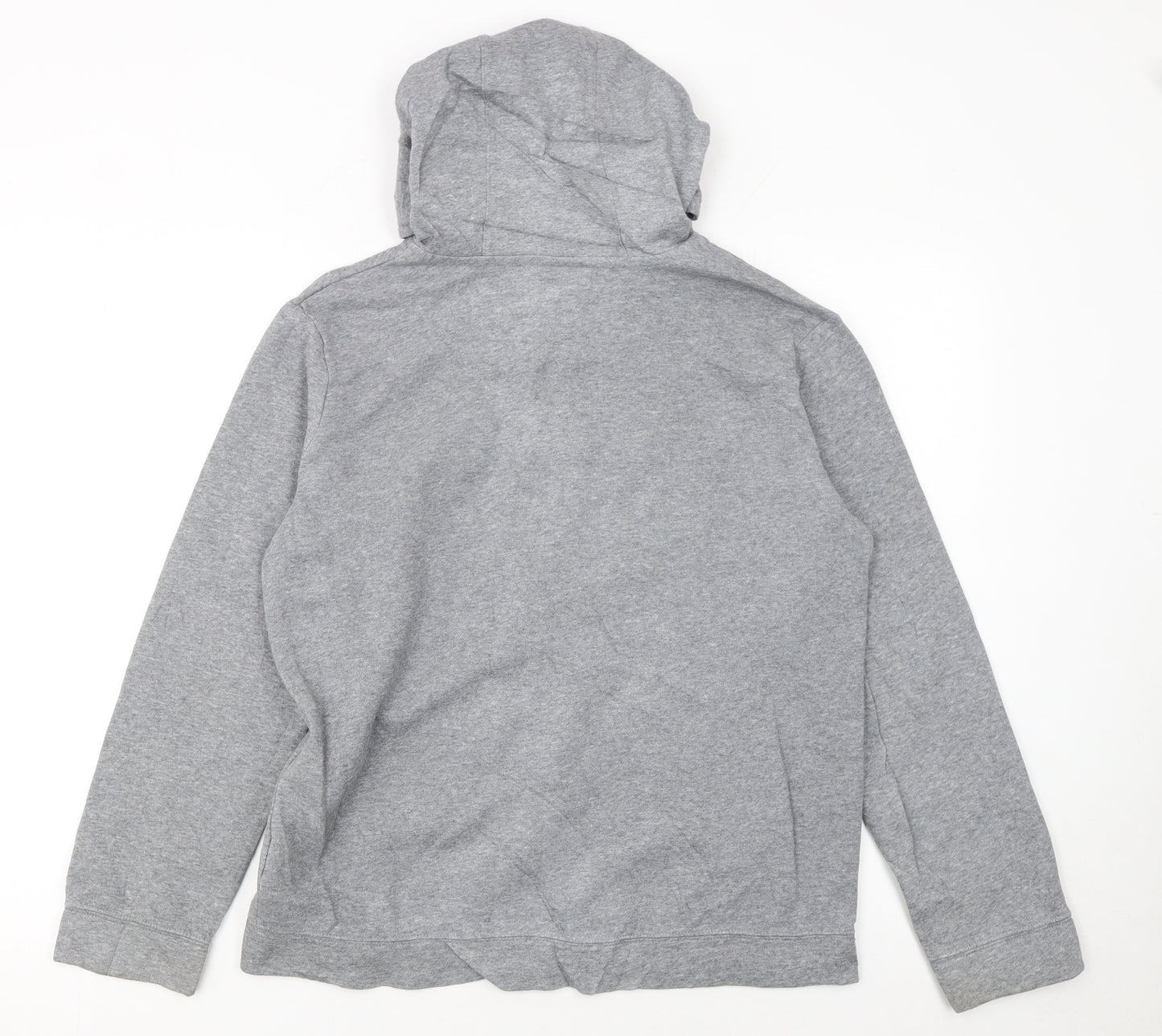 Nike Boys Grey Full Zip Hoodie XL 158-170cm Cotton Blend Casual