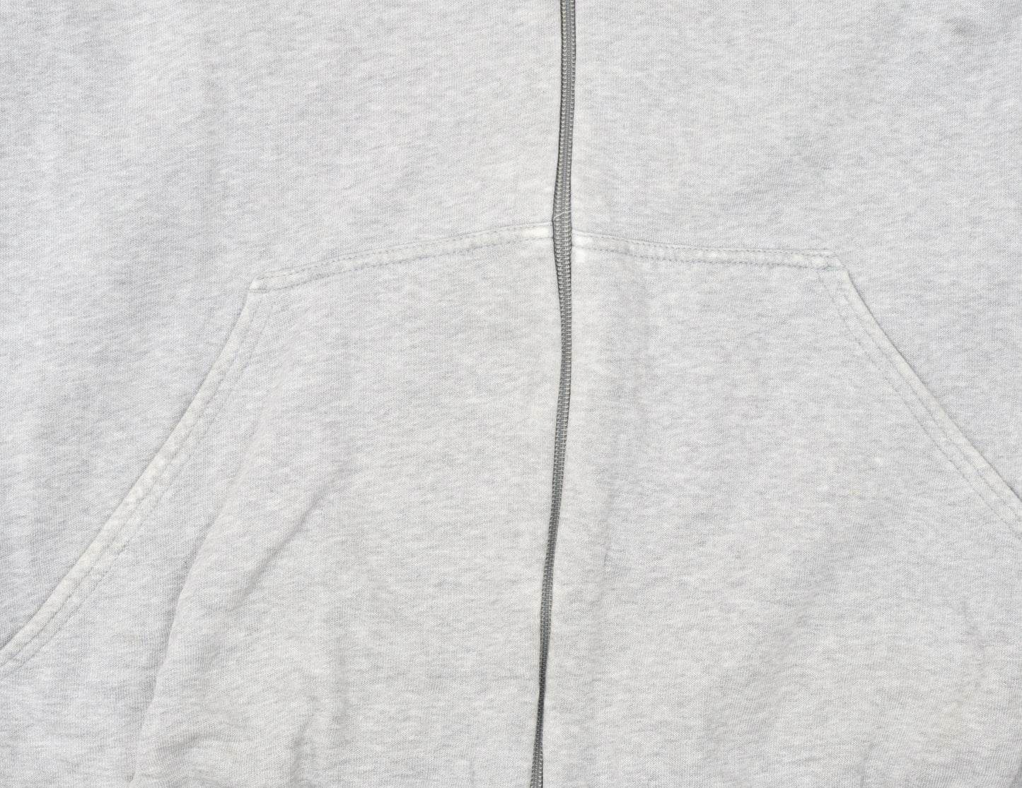Nike Women Grey Full Zip Hoodie Size 2XL Cotton Blend
