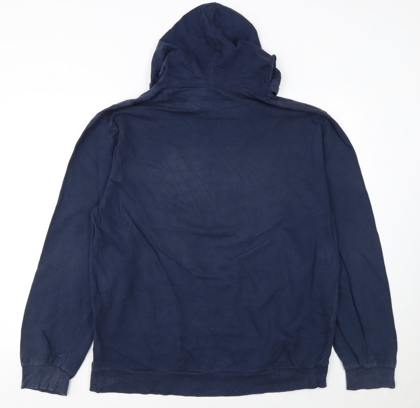 Disney Women's Navy Kermit Hoodie L 100% Cotton Pullover