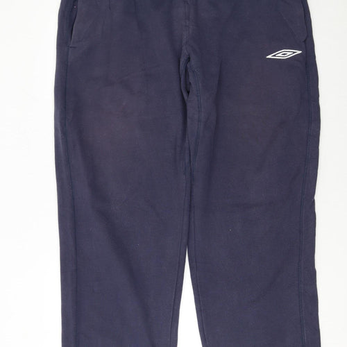 Umbro Men's Blue XL Fleece Sweatpants Joggers