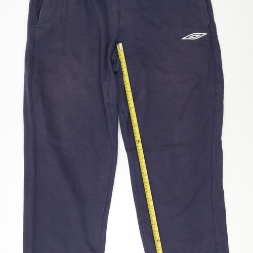 Umbro Men's Blue XL Fleece Sweatpants Joggers