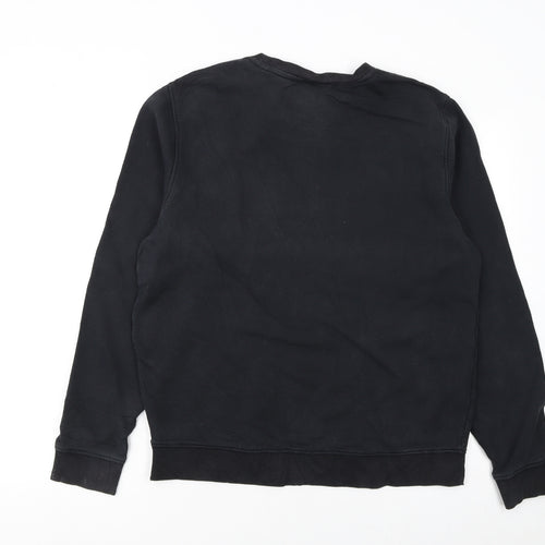 Lacoste Sport Men's Black Long Sleeve Crew Neck Sweatshirt L