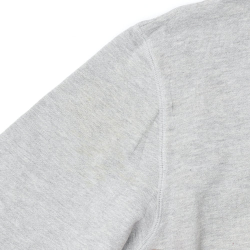 Reebok Mens Grey Pullover Crew Neck Sweatshirt Size M