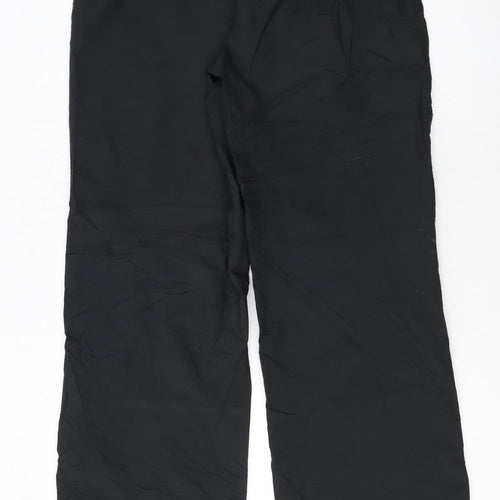 adidas Womens Black Size 12 Walking Trousers Lightweight Activewear