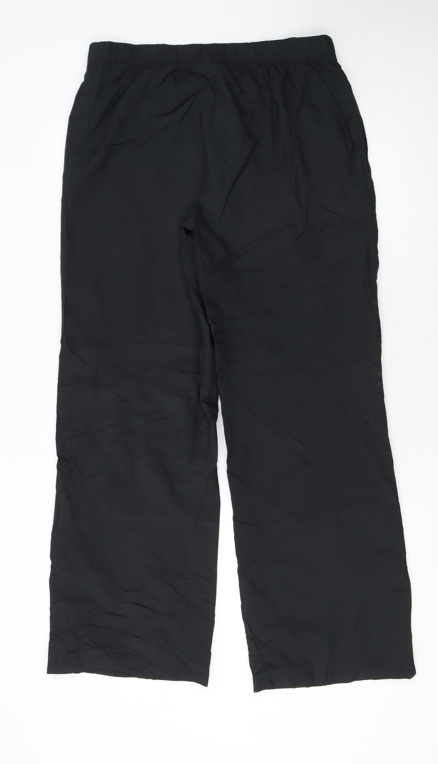 adidas Womens Black Size 12 Walking Trousers Lightweight Activewear