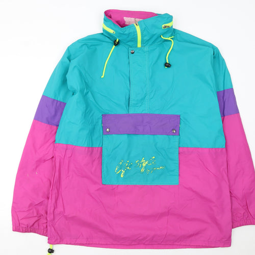 Jeantex Women's Multicoloured 80s Windbreaker Jacket Size 22