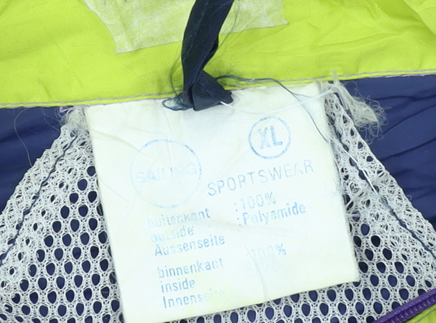 Sailing Sportswear Womens Multicoloured XL Windbreaker Jacket