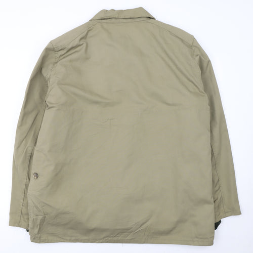 Thermic Men's Green Military Jacket Faux Fur Lined Size 58