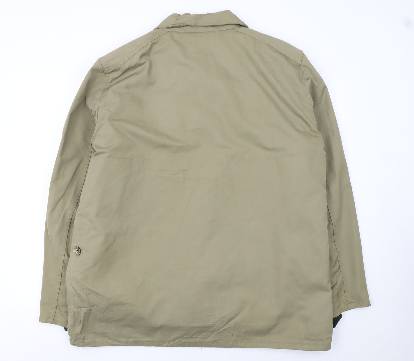 Thermic Men's Green Military Jacket Faux Fur Lined Size 58