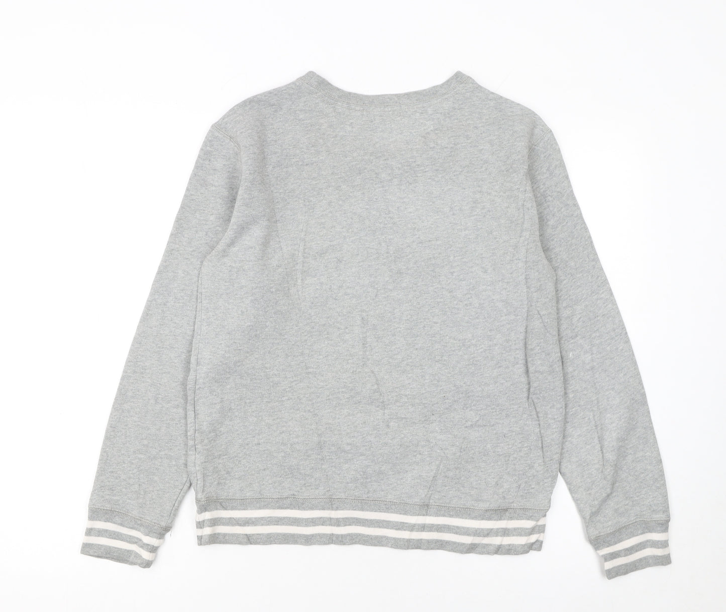 Ralph Lauren Girls Grey Logo Pullover Sweatshirt L 14-16 Years
