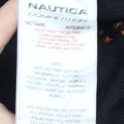 Nautica Men's Black Jogger Sweatpants Size M Cotton Blend