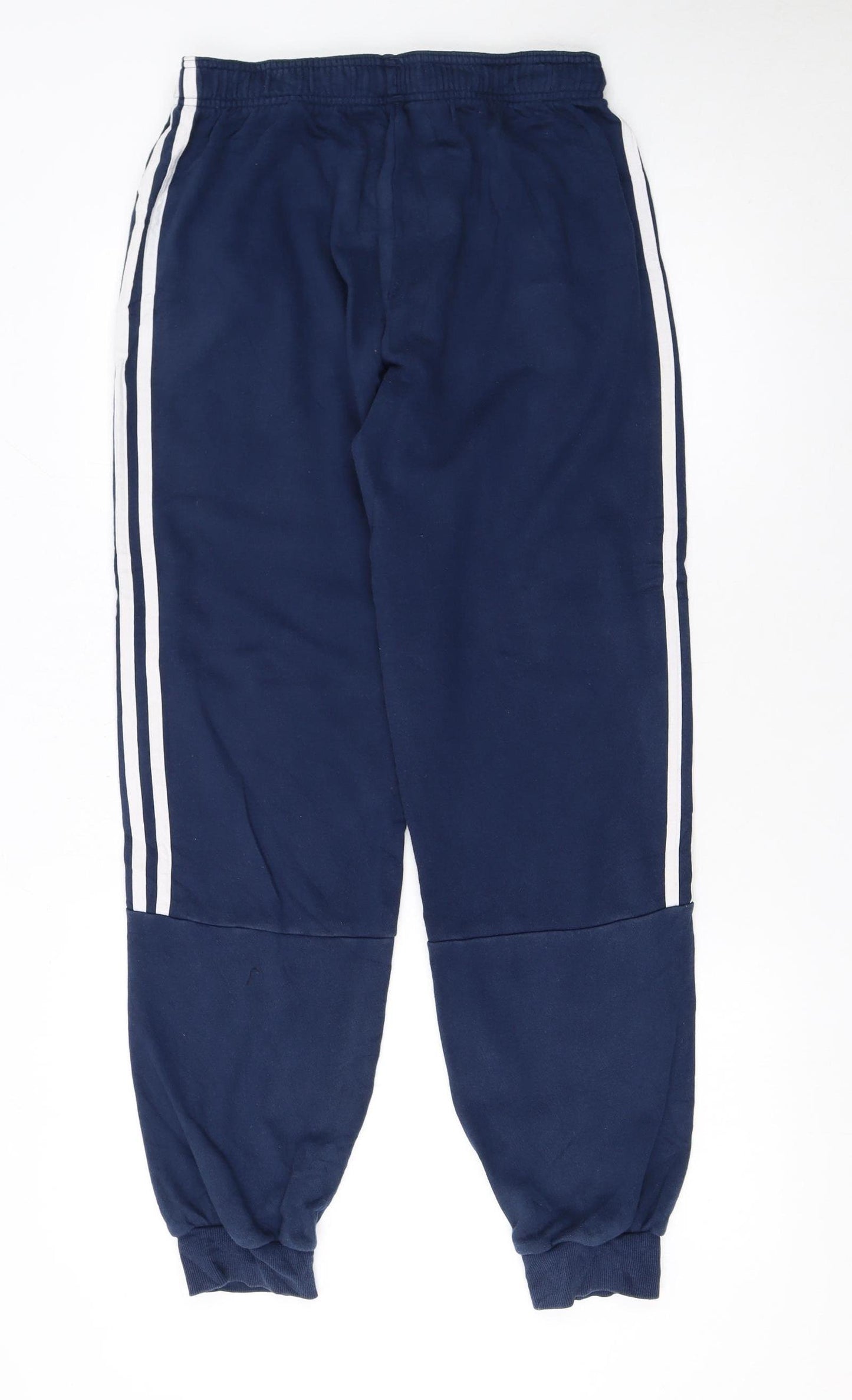 Adidas Teens Blue XL Jogger Sweatpants with Stripes