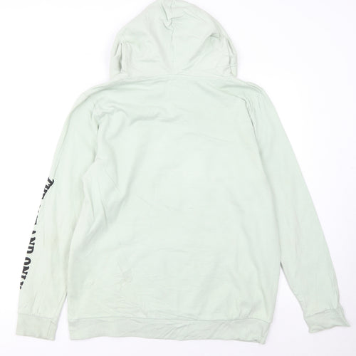 Disney Women's Mint Green Mickey Mouse Pullover Hoodie Size 14 XL