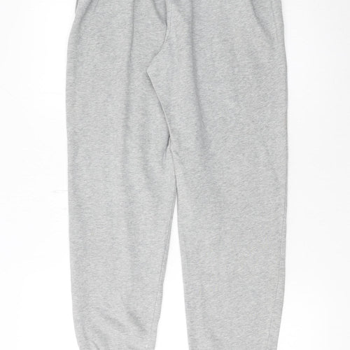 Nike Men's Grey Sweatpants S Regular Fit Cotton Blend