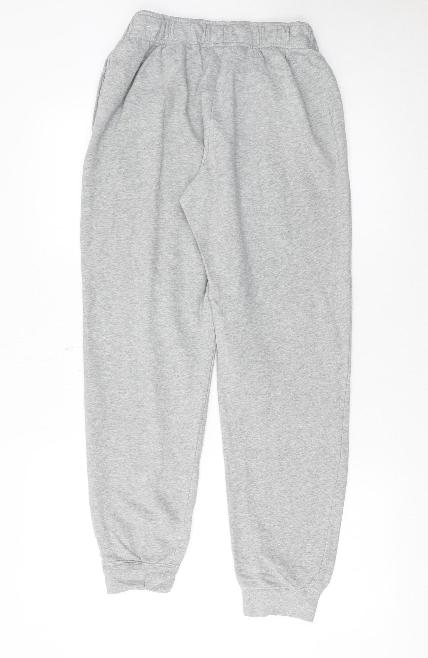 Nike Men's Grey Sweatpants S Regular Fit Cotton Blend