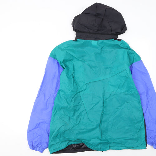 Salik International Womens Multicoloured 90s Windbreaker Jacket Size 6