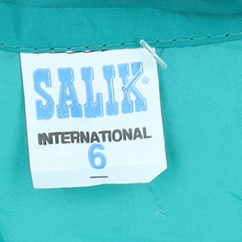 Salik International Womens Multicoloured 90s Windbreaker Jacket Size 6