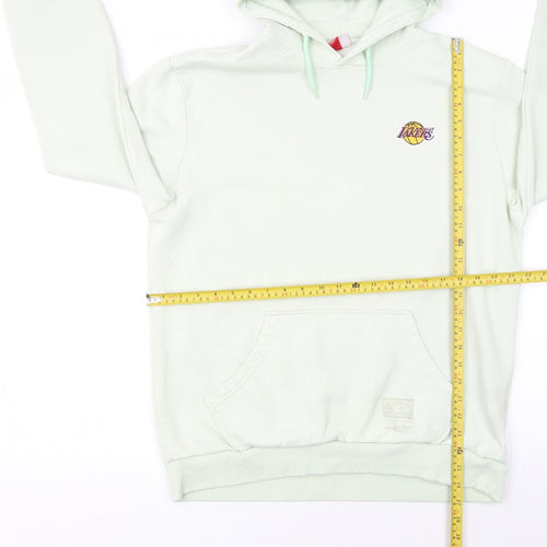 Mitchell & Ness Men’s White XL Pullover Hoodie Lakers Logo