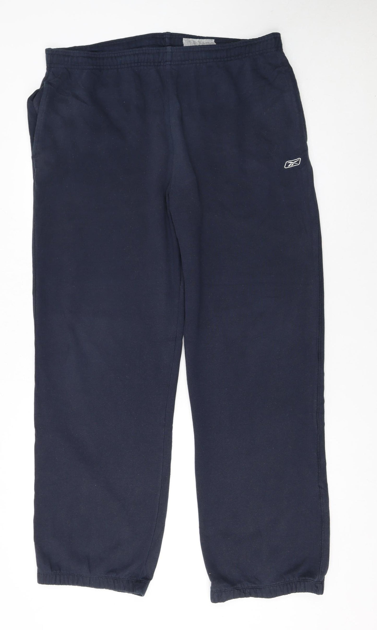 Reebok Men's Navy Blue Sweatpants Joggers Size M Cotton Blend