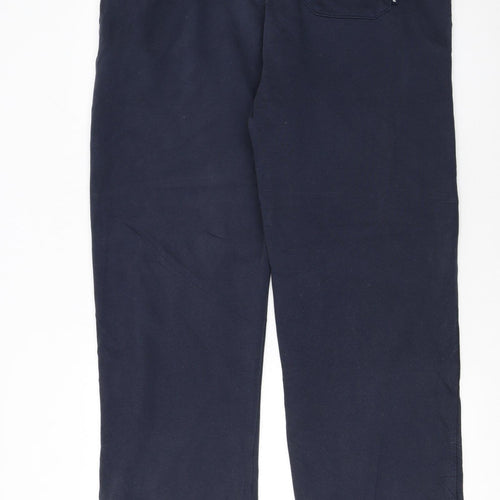 Reebok Men's Navy Blue Sweatpants Joggers Size M Cotton Blend